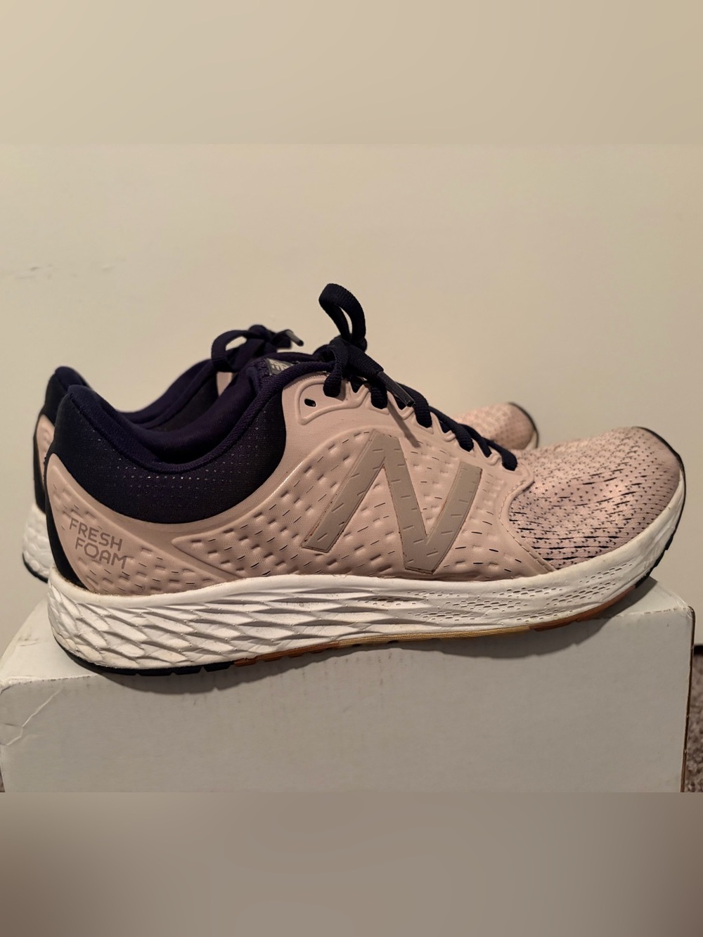 New Balance Women's Running Shoes -Pink and navy.